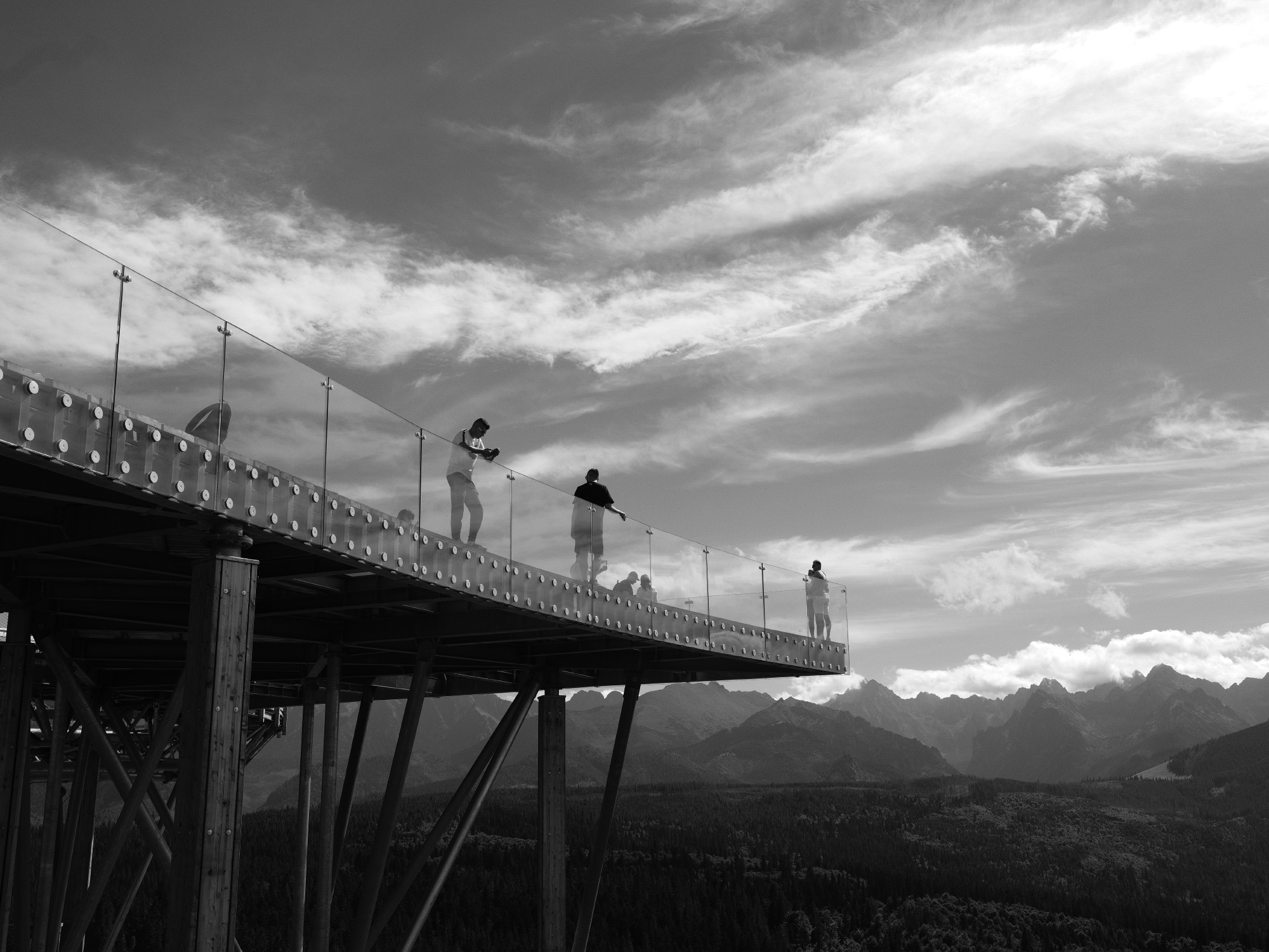 Mountains observation deck 